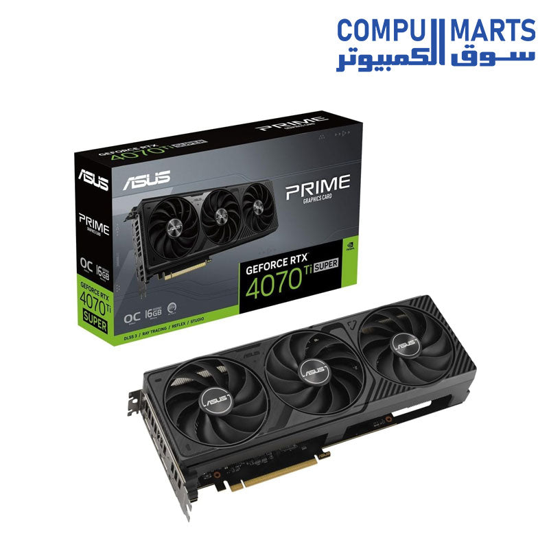 ASUS Prime GeForce RTX 4070 Ti SUPER OC Edition 16GB GDDR6X