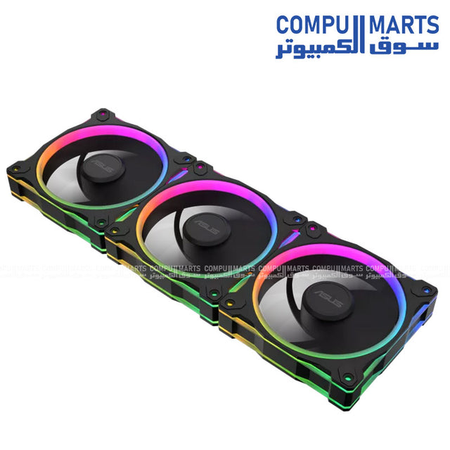 ASUS Prime MR120 ARGB Reverse Fan – Triple Pack 120mm Dual-Sided Lighting