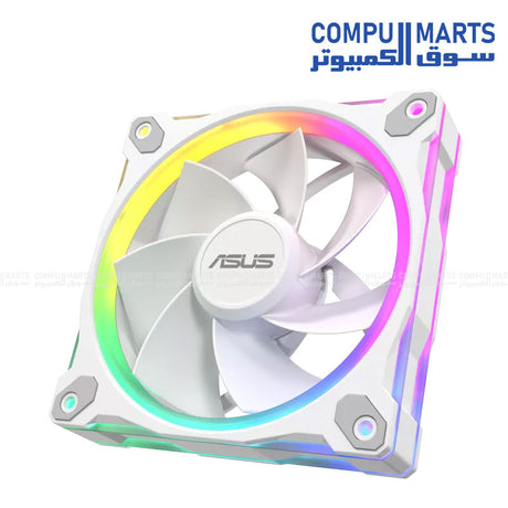 ASUS Prime MR120 ARGB Reverse Fan – Single Pack 120mm Dual-Sided Lighting