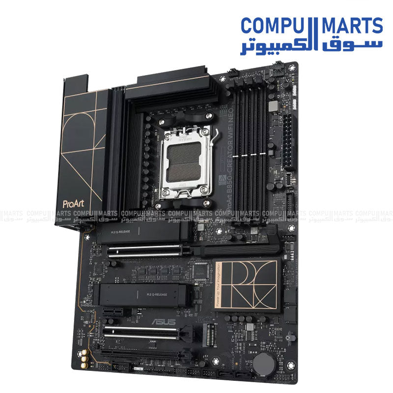 ASUS ProArt B850-CREATOR WIFI NEO AMD B850 AM5 ATX motherboard with DDR5 and WiFi 7
