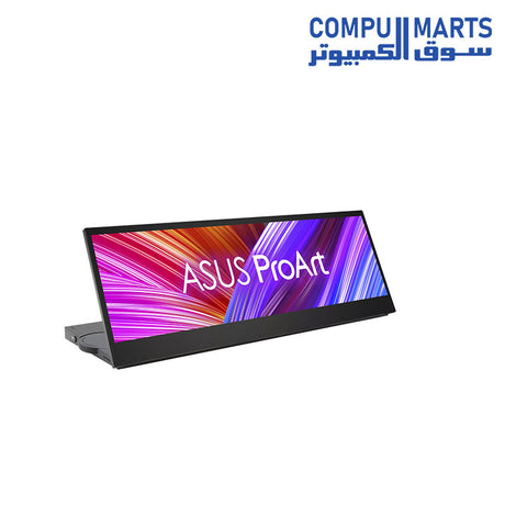 ProArt Display PA147CDV IPS monitor with 32:9 aspect ratio, 10 point Projective Capacitive touch support, and Calman Verified certification for monitor buyers in Egypt