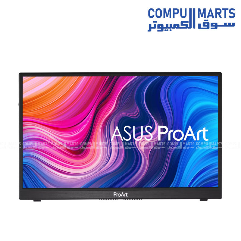 ASUS ProArt Display PA148CTV 14 Inch IPS Full HD 1920x1080 10-Point Touch Portable Monitor with 100% sRGB USB-C Micro HDMI and Calman Verified Display