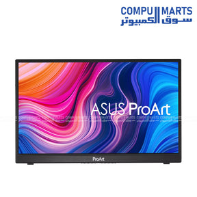 ProArt Display PA169CDV portable IPS monitor with 3840x2160 resolution, 100 percent sRGB color space, and Projective Capacitive 10 point touch support for monitor buyers in Egypt