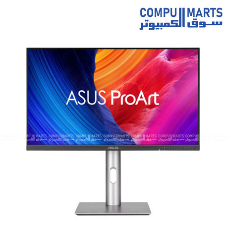 ASUS ProArt Display PA278CGRV 27 Inch QHD 144Hz professional monitor with IPS panel, 97 percent DCI-P3 color gamut, USB-C 96W Power Delivery, and HDR400 support available in Egypt