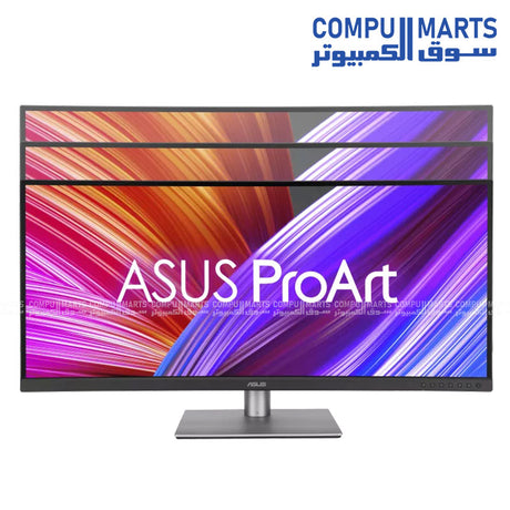ASUS ProArt curved IPS monitor with 3440x1440 ultrawide resolution