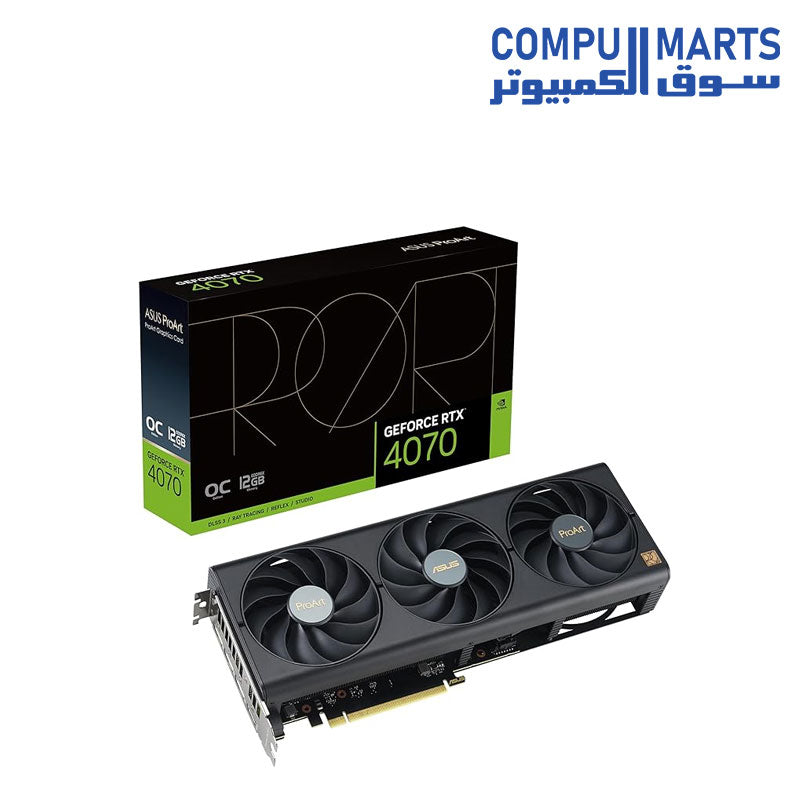 【極美品・保証書付】ASUS RTX 4070 ProArt OC 12GB ProArt GeForce RTX™ 4070 SUPER 12GB GDDR6X OC Edition
