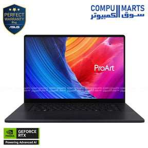 ASUS ProArt P16 H7606WW-SE926W – Ryzen AI 9 HX 370 – RTX 5080 16GB – 16” 4K OLED Creator Laptop