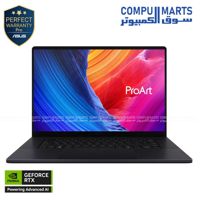 ASUS ProArt P16 H7606WW-SE926W – Ryzen AI 9 HX 370 – RTX 5080 16GB – 16” 4K OLED Creator Laptop