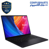 ASUS ProArt P16 H7606WI-ME076W معالج AMD Ryzen AI 9 HX 370 كارت الشاشة NVIDIA GeForce RTX 4070ذاكرة 64 جيجا بايت - وحدة التخزين 2 تيرابايت SSD نظام التشغيل Windows 11
