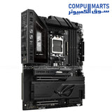 ROG CROSSHAIR X870E DARK HERO motherboard with 4 DIMM DDR5 slots and 256GB maximum memory
