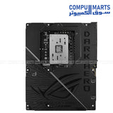 ROG CROSSHAIR X870E DARK HERO with five M.2 slots and four SATA 6Gb/s ports