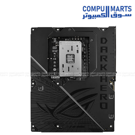 ROG CROSSHAIR X870E DARK HERO with five M.2 slots and four SATA 6Gb/s ports