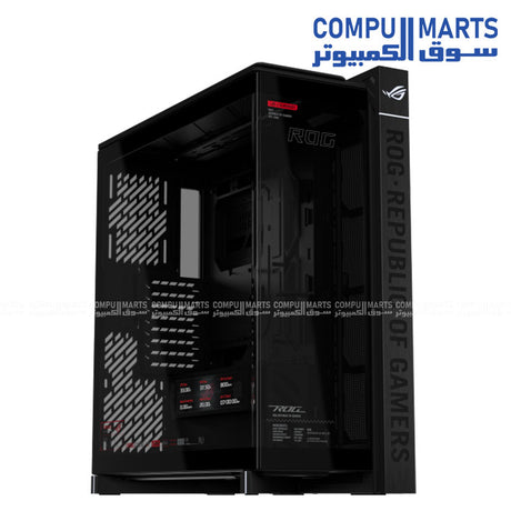 ASUS ROG Cronox – full tower gaming case – ASUS – panoramic tempered glass with 9.2 inch LCD screen