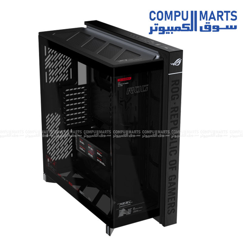 ASUS ROG Cronox – full tower gaming case – ASUS – panoramic tempered glass with 9.2 inch LCD screen