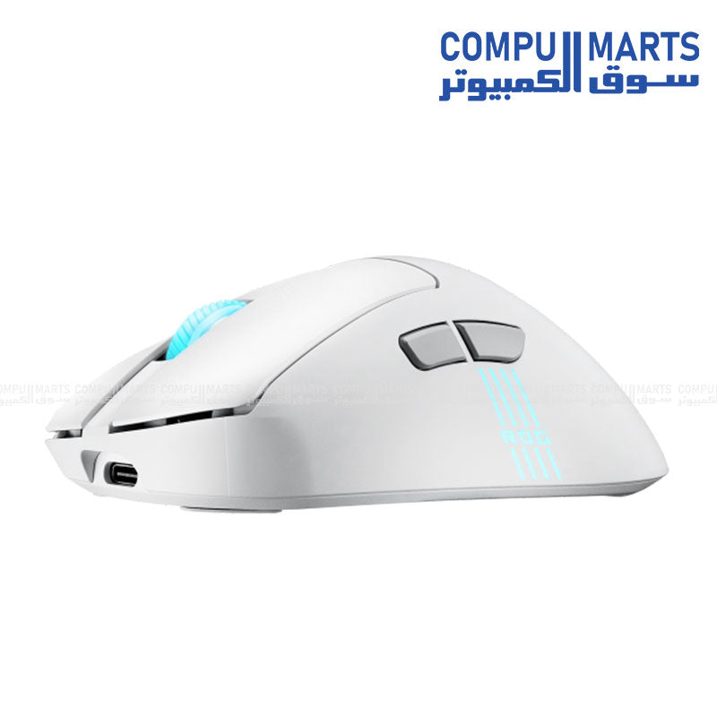 ASUS ROG Keris II Origin wireless gaming mouse with RGB lighting
