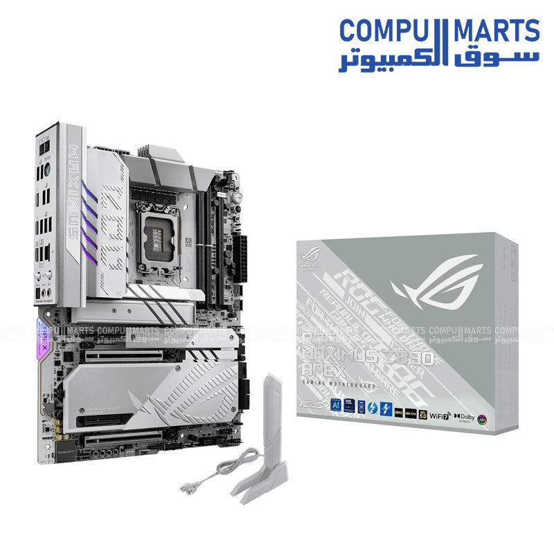 ASUS -ROG -Maximus -Z890 -Apex -motherboard- top-down 