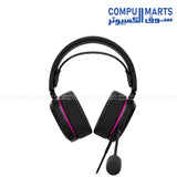 ASUS ROG PELTA A502 CORE/BLK stereo headset with 32 ohm impedance and unidirectional microphone