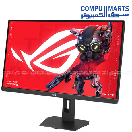 High resolution ASUS gaming display with Fast IPS technology anti-glare surface and FreeSync Premium Pro plus G-SYNC Compatible adaptive sync support