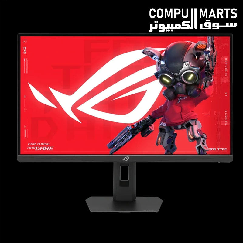 ASUS ROG Strix 5K XG27JCG 27-inch Fast IPS gaming monitor with 5120×2880 resolution and 180Hz refresh rate designed for high-end gaming setups in Egypt