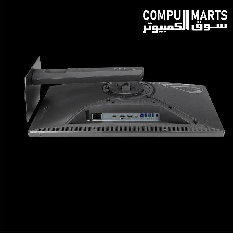 High resolution ASUS gaming display with Fast IPS technology anti-glare surface and FreeSync Premium Pro plus G-SYNC Compatible adaptive sync support