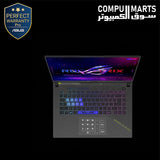 Eclipse Gray chassis of the ASUS ROG Strix G16 featuring a 16 inch FHD+ display