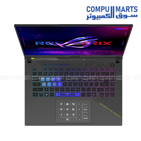 ASUS ROG Strix G16 G614FP-GR169W Gaming Laptop with AMD Ryzen 9 9955HX, NVIDIA RTX 5070, 16-inch FHD+ 165Hz display, 16GB DDR5 RAM, 1TB SSD, Eclipse Gray