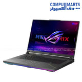 ASUS ROG Strix G16 Eclipse Gray gaming laptop featuring a 16-inch FHD+ IPS display with a 165Hz refresh rate