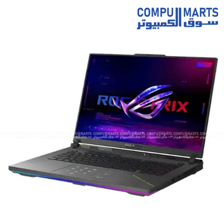 ASUS ROG Strix G16 Eclipse Gray gaming laptop featuring a 16-inch FHD+ IPS display with a 165Hz refresh rate