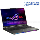 ROG Strix G16 gaming notebook with 16GB RAM, 1TB SSD storage, and Windows 11 operating system