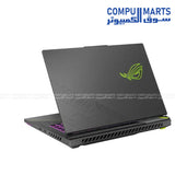 ASUS gaming laptop with English and Arabic gaming keyboard, 90Wh battery, HDMI port, and four USB ports