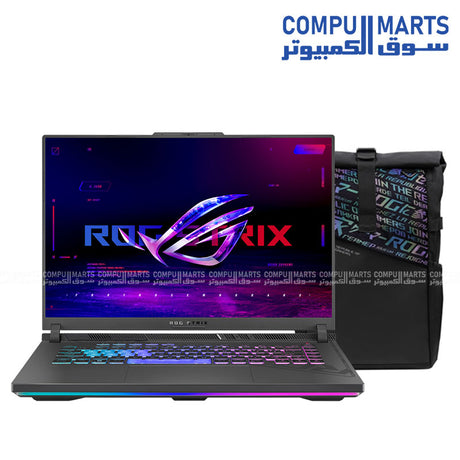 ASUS ROG Strix G16 gaming laptop with AMD Ryzen 9 8940HX Processor, NVIDIA GeForce RTX 5080 Laptop GPU, 16GB DDR5 memory, 1TB PCIe 4.0 NVMe M.2 SSD, 16-inch 2.5K 300Hz display, and Windows 11 Home