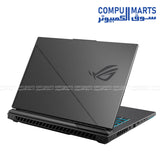 ASUS ROG Strix G16 gaming laptop with AMD Ryzen 9 8940HX Processor, NVIDIA GeForce RTX 5080 Laptop GPU, 16GB DDR5 memory, 1TB PCIe 4.0 NVMe M.2 SSD, 16-inch 2.5K 300Hz display, and Windows 11 Home
