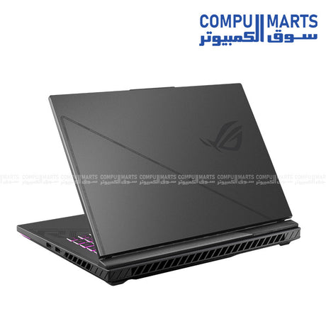 ASUS ROG Strix G16 gaming laptop with AMD Ryzen 9 8940HX Processor, NVIDIA GeForce RTX 5080 Laptop GPU, 16GB DDR5 memory, 1TB PCIe 4.0 NVMe M.2 SSD, 16-inch 2.5K 300Hz display, and Windows 11 Home