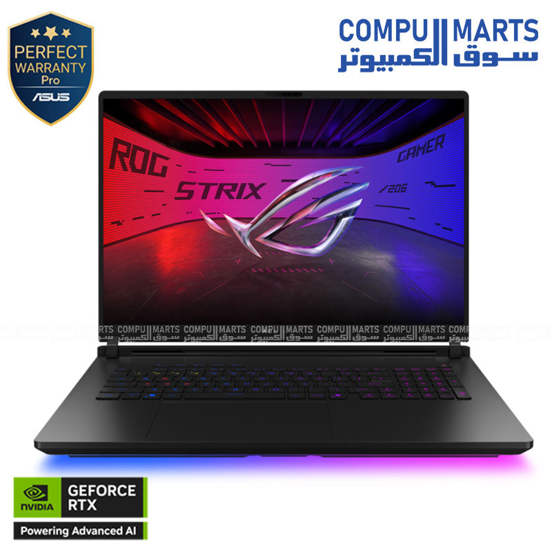 ASUS ROG Strix G18 G815LW-S9033W – Intel Core Ultra 9 275HX RTX 5080 16GB GDDR7 32GB DDR5, 1TB SSD 18” 2.5K 240Hz Nebula Display Win11