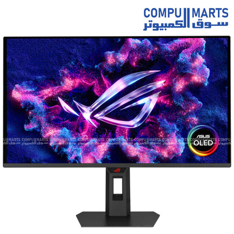 ASUS ROG Strix OLED XG27AQDNG 26.5-inch QD-OLED gaming monitor with 2560×1440 resolution and 360Hz refresh rate designed for high performance gaming displays in Egypt
