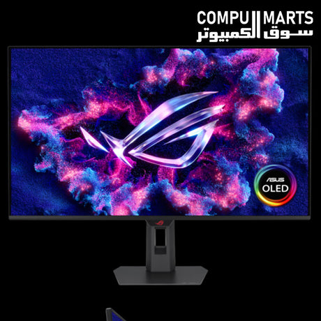 ASUS ROG Strix OLED XG32UCDS gaming monitor 32 inch 4K UHD QD-OLED 165Hz 0.03ms HDR10 G-SYNC compatible display for high performance gaming in Egypt