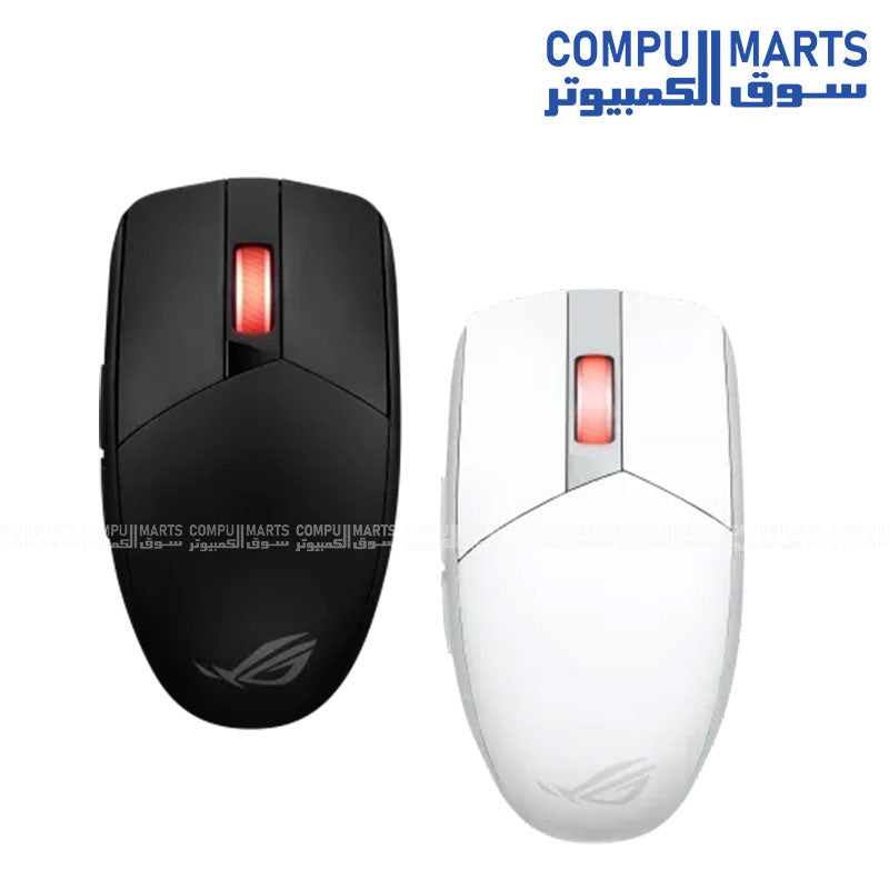 ASUS ROG Strix P520 Impact III Wireless Gaming Mouse, 57 G Lightweight, 36K DPI Sensor, Bluetooth & 2,4GHz RF, ROG SpeedNova, Up to 618hrs Battery Life, Replaceable Switches, ROG Omni Receiver