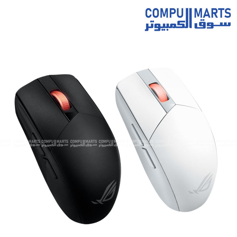 ASUS ROG Strix P520 Impact III Wireless Gaming Mouse, 57 G Lightweight, 36K DPI Sensor, Bluetooth & 2,4GHz RF, ROG SpeedNova, Up to 618hrs Battery Life, Replaceable Switches, ROG Omni Receiver