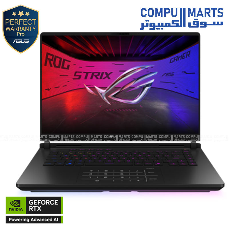 ASUS ROG Strix SCAR 16 G635LX-RW036W – Intel Core Ultra 9 275HX, NVIDIA GeForce RTX 5090 24GB GDDR7, 16″ 2.5K 240Hz Mini LED Nebula HDR Display, 64GB DDR5, 2TB PCIe 4.0 SSD, Win11 Home, Wi-Fi 7, - 007 First Light GeForce RTX 50 Series Bundle