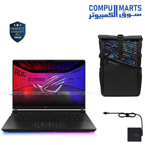ASUS ROG Strix SCAR G635LW-RW062W (2025) Gaming Laptop – Intel Core Ultra 9 275HX, RTX 5080 16GB, 16” WQXGA, Windows 11 – Egypt