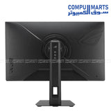ASUS ROG Strix XG27ACMES Fast IPS gaming monitor rear view