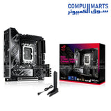 ASUS- ROG- Strix Z890-I Gaming -WiFi -Mini-ITX -Motherboard – LGA1851, DDR5 OC, PCIe 5.0, Wi-Fi 7, Thunderbolt 4 – Egypt