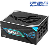 ASUS ROG Thor 1600W Titanium III EVO featuring ROG Equalizer 12V-2x6 PCI-E cables