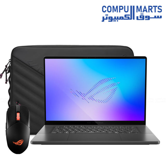 ASUS ROG Zephyrus G16 GU606AR-TB321W gaming laptop with Intel Core Ultra 9 386H processor, RTX 5070 Ti Laptop GPU, 32GB LPDDR5X memory, 1TB PCIe 4.0 SSD and 16-inch 2.5K OLED 240Hz display