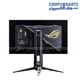 ROG Swift OLED PG27AQWP-G EDITION 20 540Hz gaming monitor with 26.5 inch WOLED panel, 2560x1440 resolution, HDR10 support, and 0.02ms GTG response time