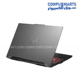 ASUS TUF A16 FA607NUG Gaming Laptop with Ryzen 7 7445HS- RTX 4050 6GB- 16GB RAM- 512GB SSD- and 16-inch 144Hz WUXGA Display - Mecha Gray