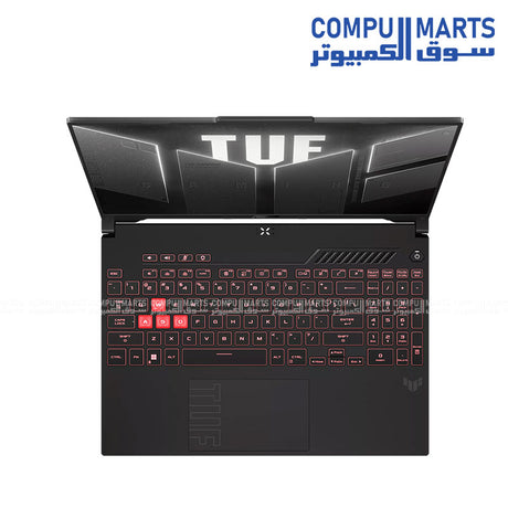ASUS TUF A16 FA607NUG Gaming Laptop with Ryzen 7 7445HS- RTX 4050 6GB- 16GB RAM- 512GB SSD- and 16-inch 144Hz WUXGA Display - Mecha Gray