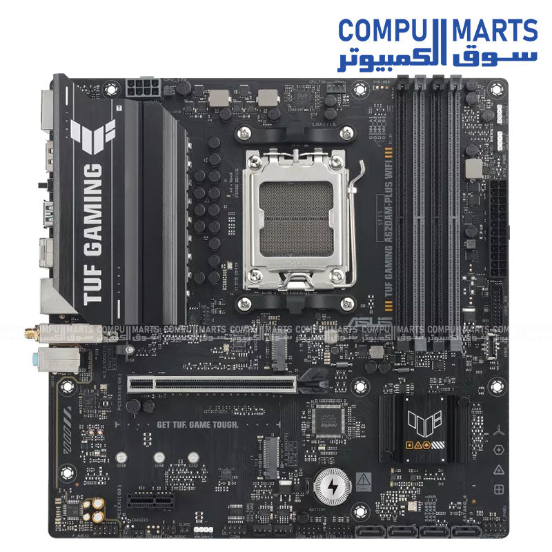 ASUS TUF GAMING A620AM-PLUS WIFI – Motherboard – ASUS – AM5 DDR5 A620 chipset high-performance gaming board