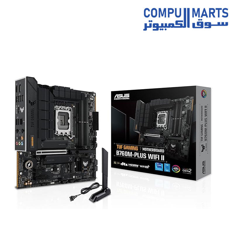 ASUS TUF GAMING B760M-PLUS WIFI II Intel B760 LGA 1700 mATX