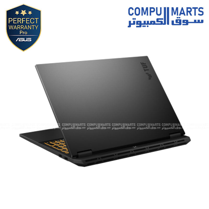 Full HD 16 inch 144Hz display with 16:10 aspect ratio on ASUS TUF Gaming F16 FX608JMI